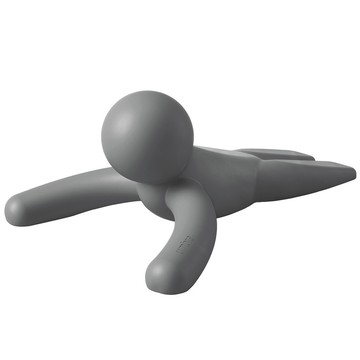 UMBRA Buddy小人止滑門擋 昏灰色 趣味造型 止滑穩固 居家裝飾  1個