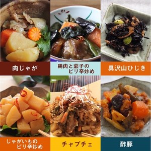 お惣菜おかわりの無添加のお惣菜セット 12種類各1個合計12個のセット