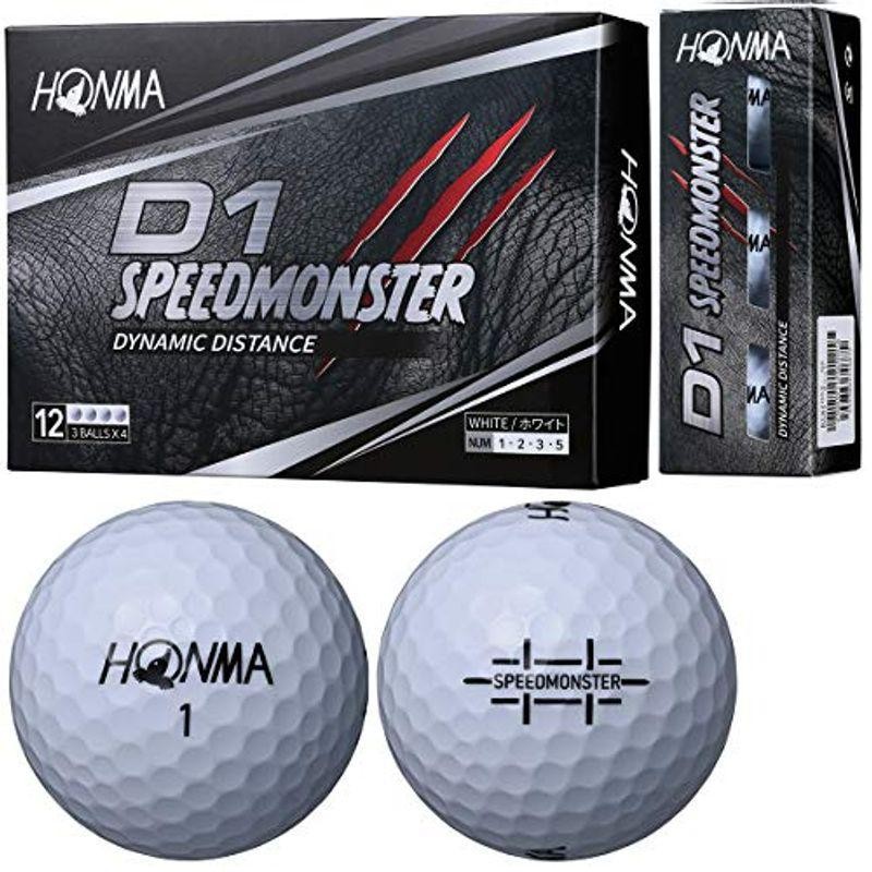 HONMA D1 ゴルフボール 1ダース ホンマゴルフ ホンマ イエロー