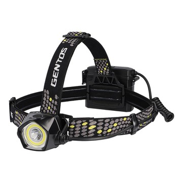 GENTOS DIO遠距 + 廣範圍頭燈 USB充電 700流明 IP64 DI-H234H  黑色  1個