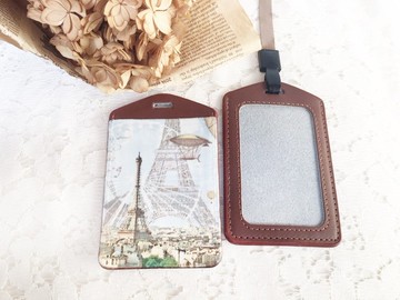 手作好禮 真皮卡套 票卡夾 證件套 識別證 (送掛繩) 聖誕交换禮物