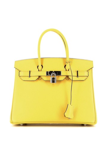 Hermès Pre-Owned - Birkin 30 handbag - women - Leather - One Size - Yellow