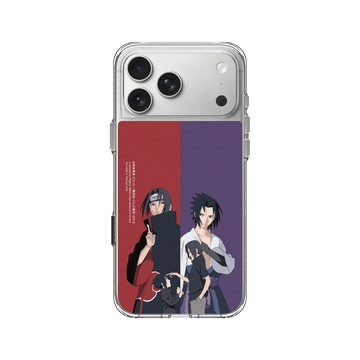 iPhone 17 Pro Max Clear Case（相機按鈕） 透明 - 火影忍者 Naruto - 佐助&鼬