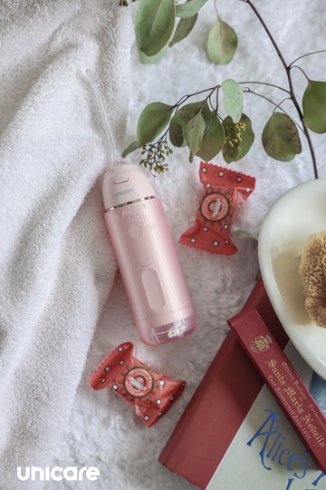 unicare - mini口袋型高效電動沖牙機-薔薇粉