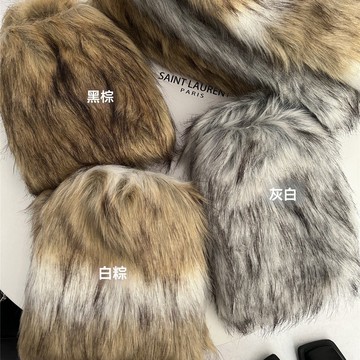 ✨精選好物✨秋冬復古摩登辣妹襪套  毛毛腿套 y2k仿皮草靴子襪套 顯瘦毛茸茸襪套  秋冬毛毛襪套  腿套