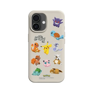 iPhone 16 SolidX 貝殼灰 - 寶可夢 Pokemon - 去吧寶可夢