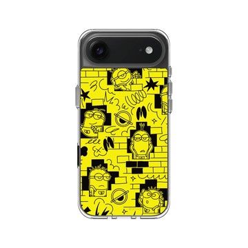 iPhone Air Clear Case（相機按鈕） 透明 - Minions - Minions - Yellow Wall