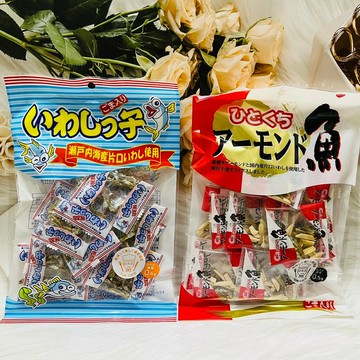 海鮮零食！日本 添加芝麻杏仁小魚乾/芝麻風味小魚乾/腰果小蝦 個別包裝 三款可選｜全店$199免運