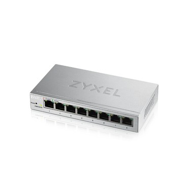 Zyxel GS1200-8 網頁式管理型8埠Gigabit乙太網路交換器