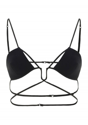Nensi Dojaka - Angular Bra Top - Womens - Black