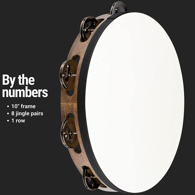 MEINL Percussion マイネル タンバリン Traditional Goat-Skin Wood Tambourine Stai