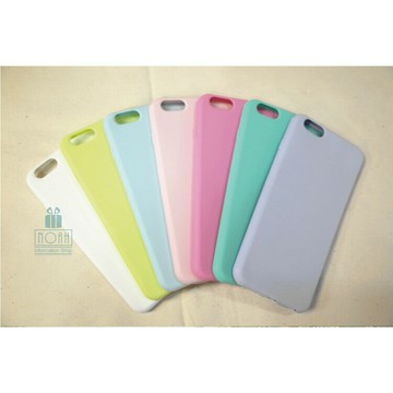 現貨促銷-i7純色粉系-簡約TPU矽膠輕薄磨砂手機殼/保護殼/軟殼/-男女愛用款