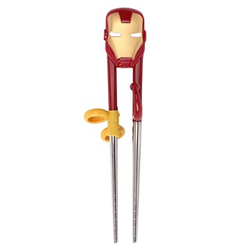 MARVEL 漫威 右手用鋼鐵人學習筷  咖啡色  1件