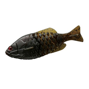ISSEI 日本一誠 路亞 石斑 管池 百甲神餌 GIL Flat 07 一包四隻 顏色混搭  JR縮小版 鯛魚燒  8g  1包