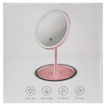 LED收納鏡 自然光 90度旋轉  顏色隨機