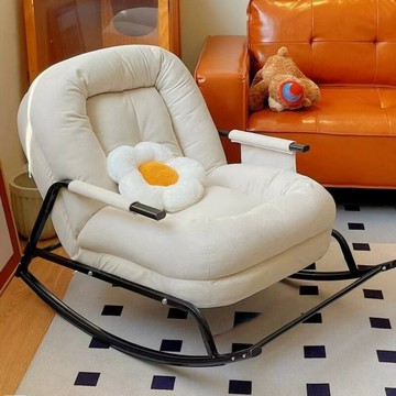 包郵搖椅懶人椅家用陽臺懶人沙發可坐可躺休閑午休單人沙發椅躺椅[010209DD]