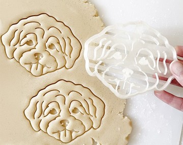 馬爾濟斯貴賓犬造型餅乾壓模