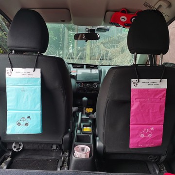 🚀桃園出貨🚀 車載垃圾袋一次性掛式塑料袋旅行車垃圾分類車用粘貼用