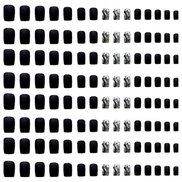 Paula's Nail 寶拉美甲 星月蝴蝶寶石美甲貼片  1入  AP69026  4組