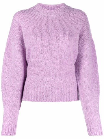 ISABEL MARANT - Elise mohair-blend jumper - women - Polyamide/Mohair - 42 - Purple