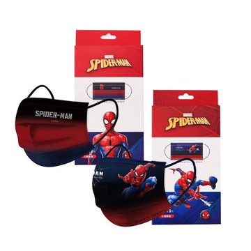 【聚泰科技x旺達】Marvel漫威 蜘蛛人系列 成人平面醫用口罩 (10入/盒)