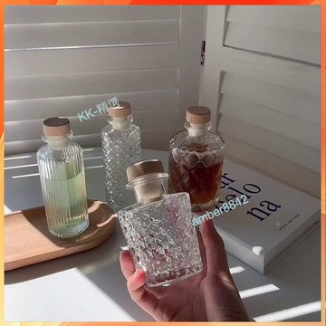 購滿99出貨 酒具 酒杯 自釀果酒杯玻璃小酒瓶 冷萃咖啡杯 ins風隨手密封瓶 分裝空瓶子 容器杯