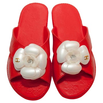 新宇 EVA 花朵室內拖鞋  紅色  n/a  1組