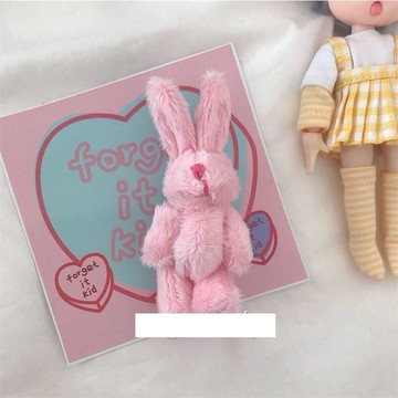 肩飾小動物掛件別針領針配飾立體毛絨可愛學生ins簡約胸針裝飾1入