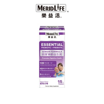 【MeridLife 樂益活】菌護樂齡益生菌-優格口味 30g (2gx15包)