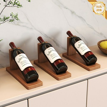 【斜放防漏】實木酒架 紅酒架 葡萄酒架 酒櫃 展示架 置物架 收納架 家用商用兩用 多層穩固設計 原木簡約風