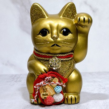 【金耀日運】日本花見招財貓 | 日和元 金 5號 左