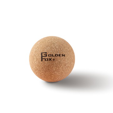 Golden Fox 軟木按摩球 天然軟木 直徑8cm GF-007  原木色  1個