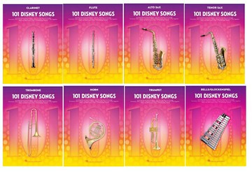 【學興書局】101 Disney Songs 迪士尼曲集 (豎笛)(長笛)(薩克斯風)(長號)(小號)(法國號)(直笛)(鐵琴)