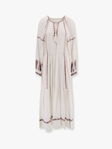 Florenza cotton long dress with embroidery - MARANT ETOILE - gender_Woman