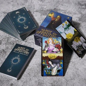 【✨臺灣齣貨✨免運】Tarot of Oppositions進口正版對立相對維特偉特牌英文桌遊 卡牌動漫週邊卡片卡牌收藏