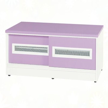 文創集-南亞塑鋼  川崎  南亞塑鋼3尺雙拉門座鞋櫃-90.1x40.8x45cm免組