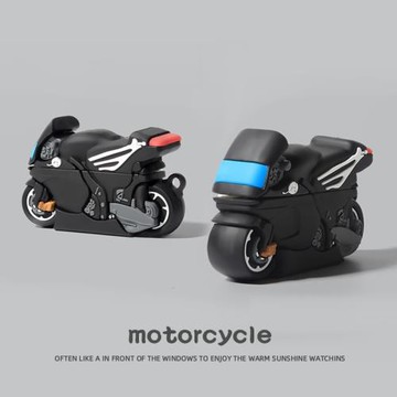 適用airpodspro2代保護套機車蘋果耳機保護殼airpods3摩托車無線藍牙耳機套airpod1/2三代男硅膠耳機殼軟4