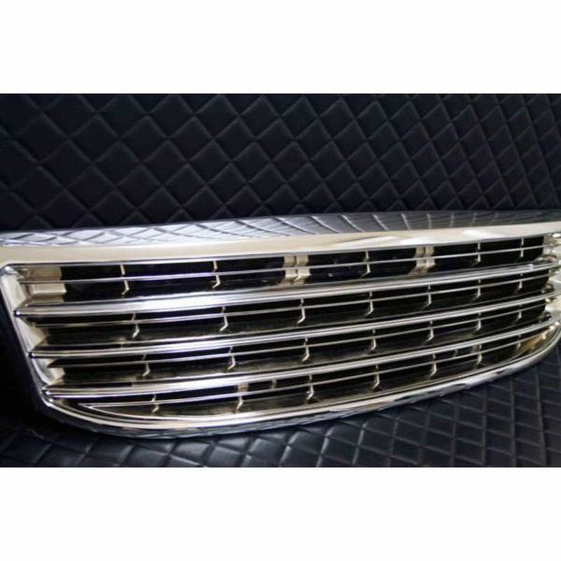 100系ハイエースワゴン中期　フロントグリル 100系 ハイエース ワゴン 中期用 フル メッキ グリル : オート