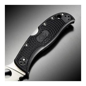 Spyderco 折りたたみナイフ ROCKJUMPER 波刃 スパイダルコ ロックジャンパー フォールディングナイフ 折り畳みナイフ 折り畳み式ナイフ 折りたたみ式ナイフ フォルダー C254SBK