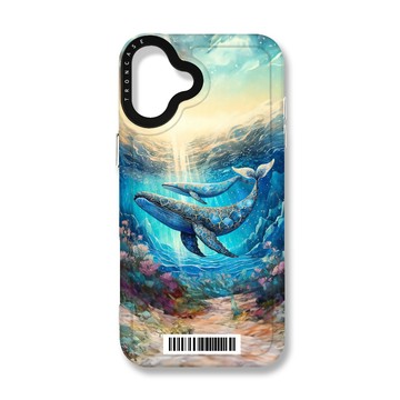 iPhone 16 Plus 殼 TRON iPhone 16 PLUS 大海鯨魚系列  載具 MAGSAFE 磁吸 太空殼 透白款 手機殼