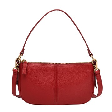 送禮首選 ★ 【FOSSIL】Jolie 真皮法棍包-石榴紅色 ZB11097611【 美國時尚品牌 】 附防塵袋+提袋