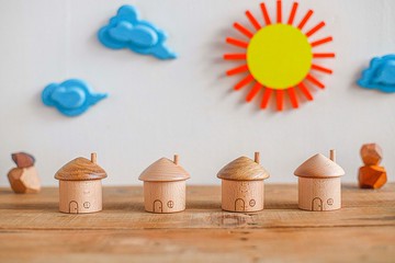 小屋 戒指盒 禮物 求婚 禮物 聖誕 擺飾