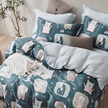 LAMINA 天絲涼被 5 x 6.5尺 動物總動員 - 親膚透氣 四季皆宜