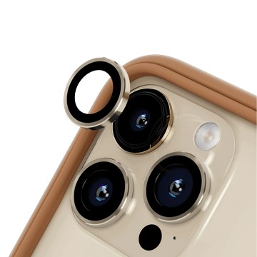 iPhone 14 Pro Max 9H 鏡頭玻璃保護貼 金