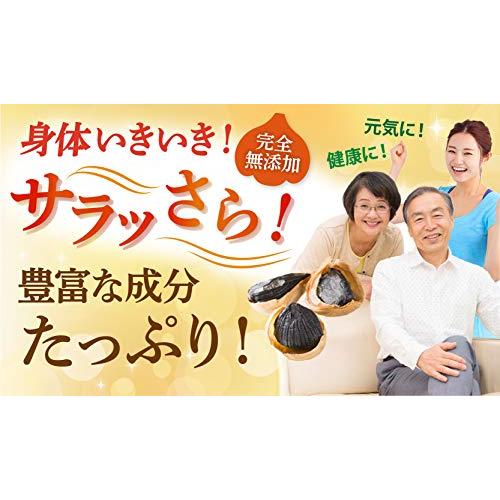 熟成 黒にんにく 黒青森 国産 臭いが少ない 無添加 タンパク質 安心健康ライフ 200g 2袋 約2か月分