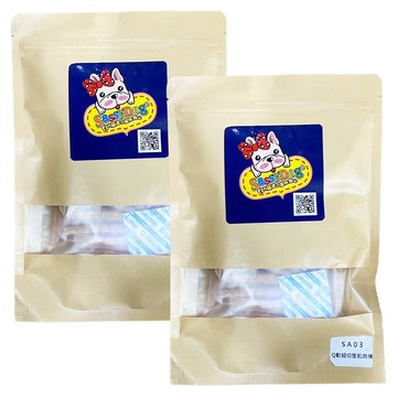 SassyDog 台灣嚴選 寵物肉乾  軟細切里肌肉條  100g  2個