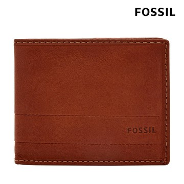 【FOSSIL】Lufkin 真皮兩折皮夾(兩色可選)