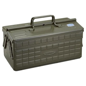 TOYO STEEL 東洋鋼鐵 鋼製雙層手提兩段式收納箱 ST-350 日本製造  2.6kg  1個