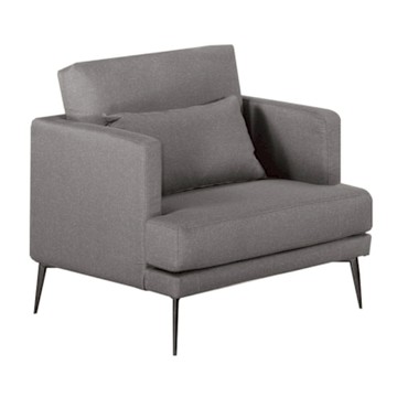 文創集 亨利格可拆洗棉麻布單人座沙發椅(二色可選)-88x83x69cm免組