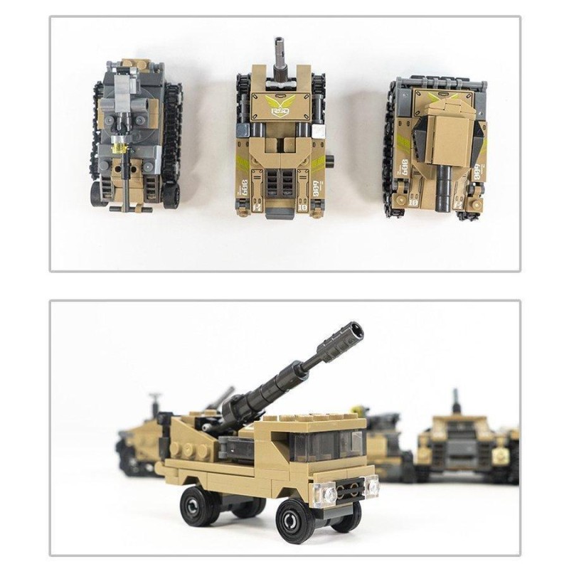 レゴ レゴブロック LEGO レゴ戦車 軍用車両 ミサイル車など８in1 25種